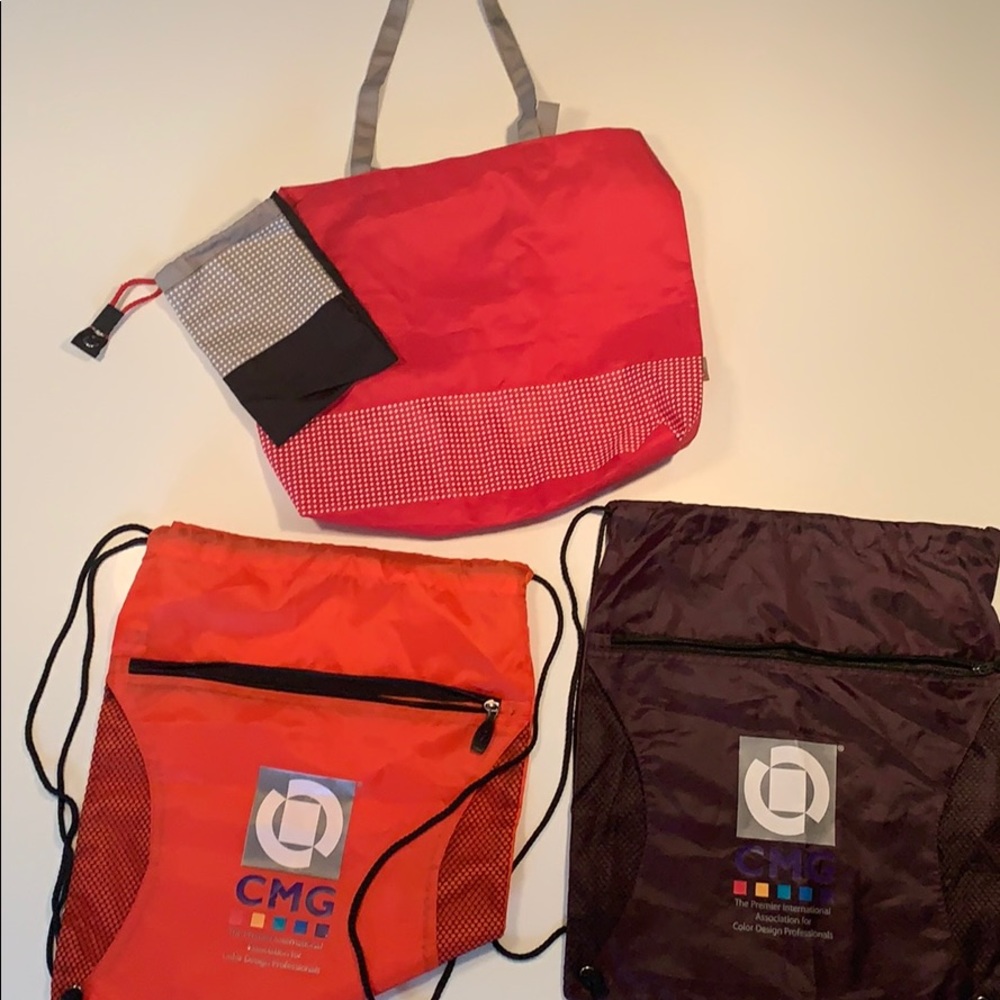 Lot of nylon bags!  End the plastic bag!